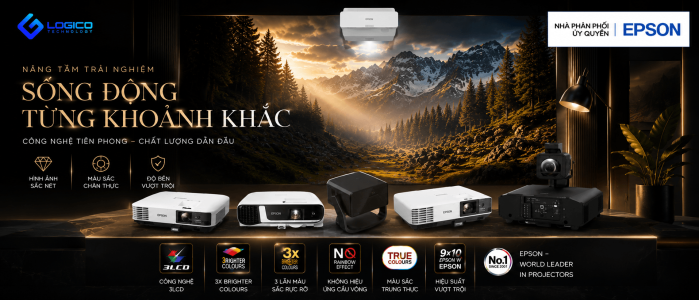https://logico.com.vn/Máy chiếu Epson – Độ sáng cao, bền bỉ, giá hời