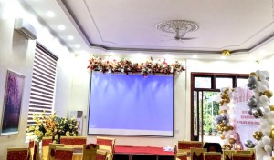 Lắp đặt máy chiếu cho nhà hàng Điệp Hậu - Uông Bí tỉnh Quảng Ninh