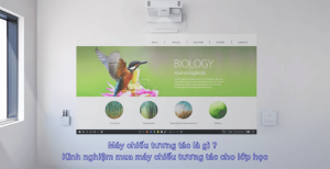 Máy Chiếu Tương Tác Là Gì? Kinh Nghiệm Chọn Máy Chiếu Tương Tác Cho Lớp Học