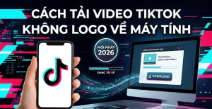 Cách tải video TikTok không logo về máy tính mới nhất 2026