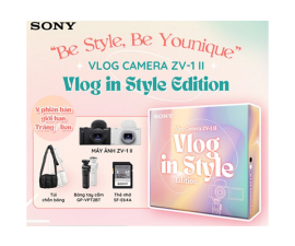 Bộ máy ảnh Sony ZV-1 II Vlog in Style Edition