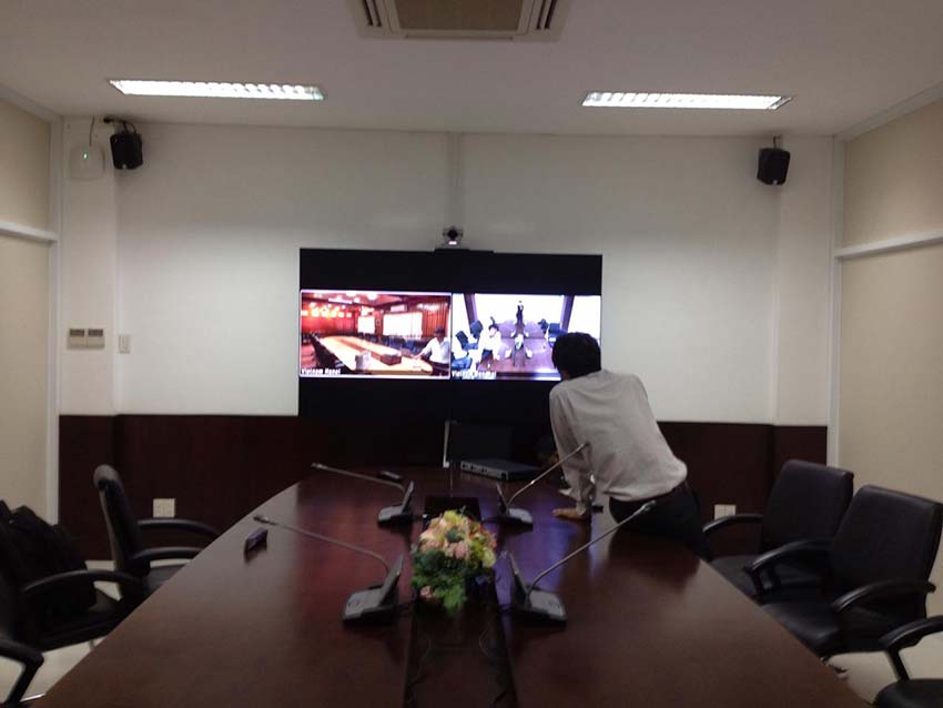 Hệ thống thiết bị Hội nghị truyền hình và Màn hình ghép tại công ty cổ phần Chăn nuôi CP Việt Nam