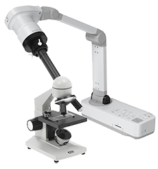 Máy chiếu vật thể Epson ELP-DC21 có khả năng kết nối với nhiều loại kính hiển vi