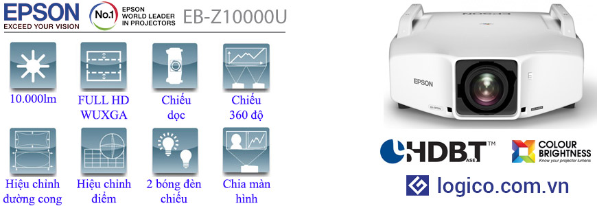 hông số kỹ thuật máy chiếu Epson EB-Z10000U
