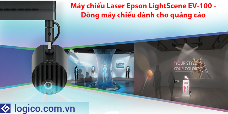 Máy chiếu Laser Epson LightScene EV-100 - Dòng máy chiếu dành cho quảng cáo - Giải pháp trình chiếu dành cho lĩnh vực bán lẻ, nhà hàng, khách sạn