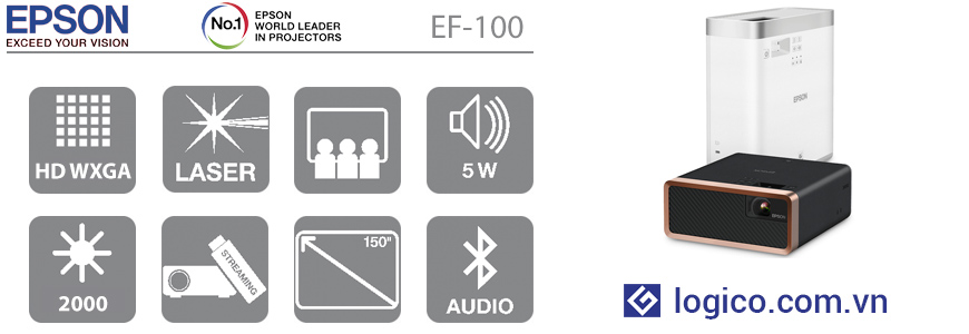 Thông số kỹ thuật máy chiếu Laser Epson EF-100