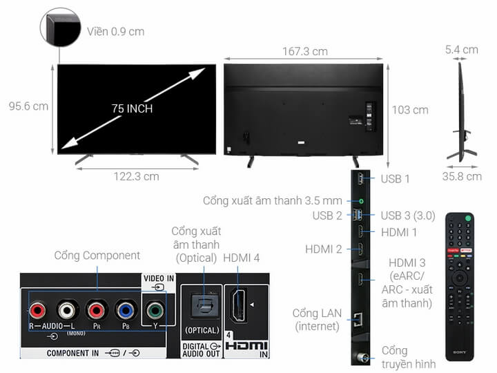 Tivi Sony KD-75X8500G