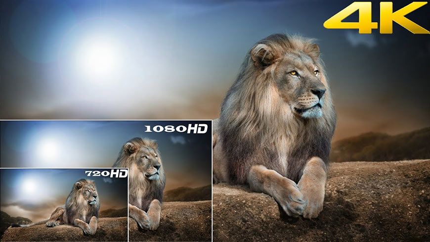 Sự khác biệt giữa độ phân giải HD 720p, Full HD 1080p và 4K Ultra HD