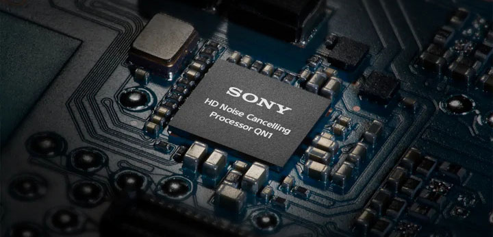 Chip xử lý mới Sony HD Noise Cancelling Processor QN1 triệt tiêu tiếng ồn bên ngoài với hiệu năng gấp 4 lần so với các sản phẩm trước đây