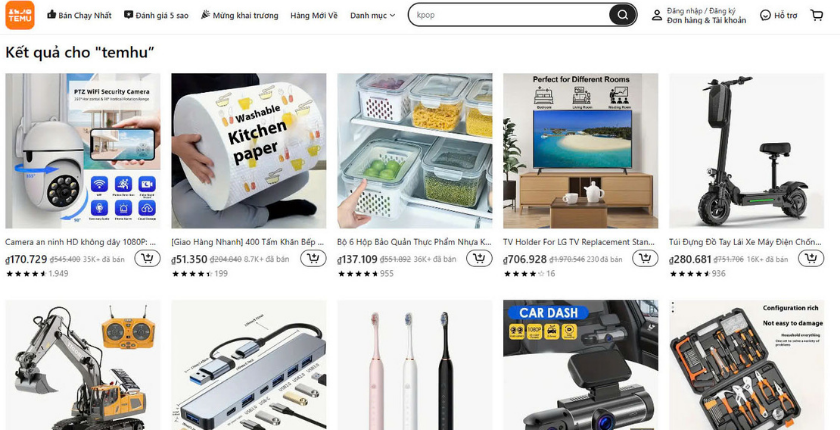 Ưu điểm của Temu