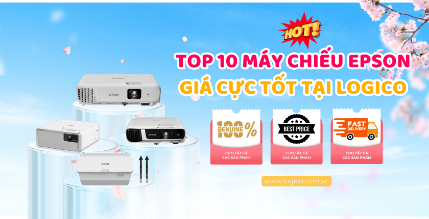 Top 10 máy chiếu Epson đang có giá cực tốt tại Logico