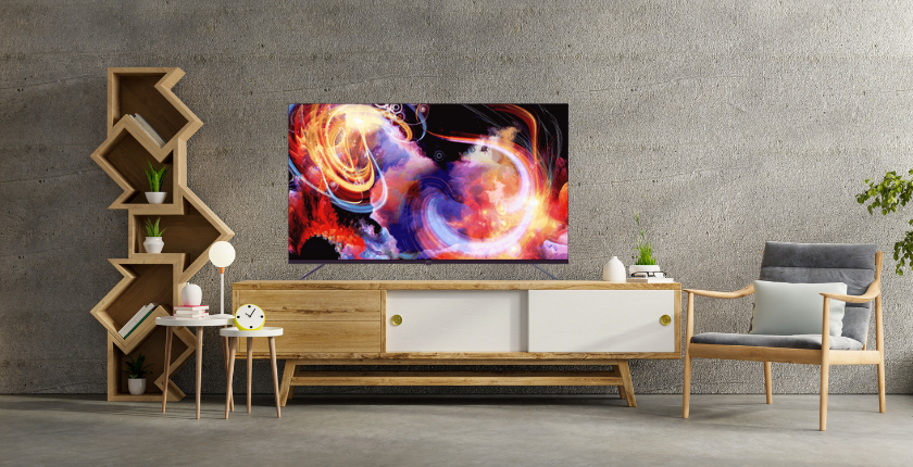 Màn hình 55 inch của TV Philips 55 Inch 4K UHD QLED 55PQT8169