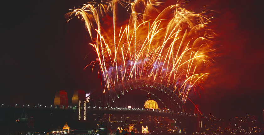 Hình ảnh chúc mừng năm mới với pháo hoa rực rỡ3