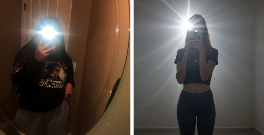 Các kiểu chụp ảnh trước gương đèn Flash8