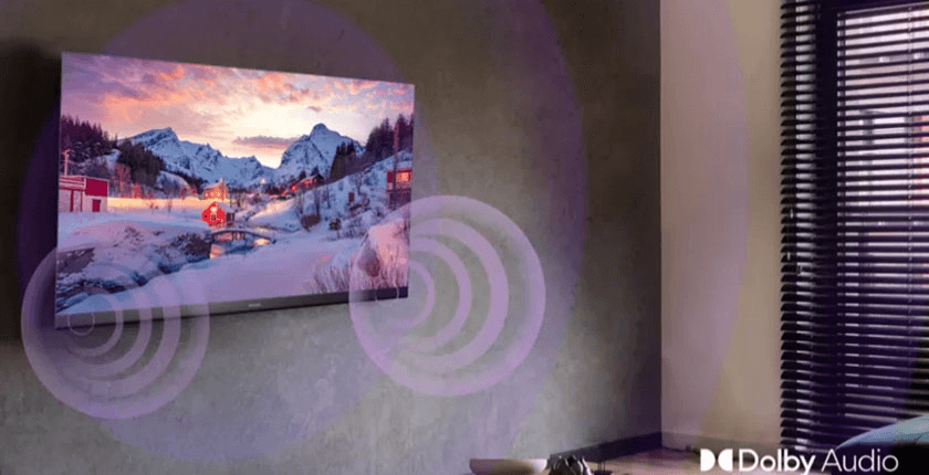 Tivi Philips 43 inch còn ghi điểm với hệ thống âm thanh sống động nhờ công nghệ Dolby Audio