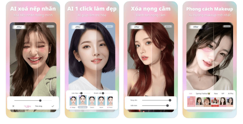 Điểm nổi bật của BeautyCam – Ứng dụng thay đồ AI hàng đầu