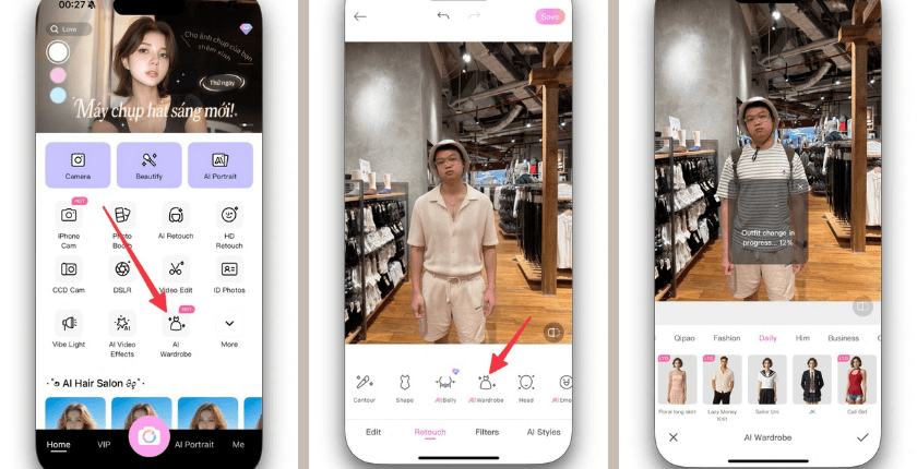 Biến hóa phong cách chỉ trong vài giây với “Tủ đồ AI”