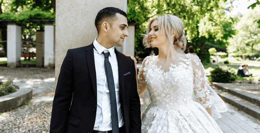 Chụp ảnh cưới đối mặt nhau – chạm trán đầy cảm xúc