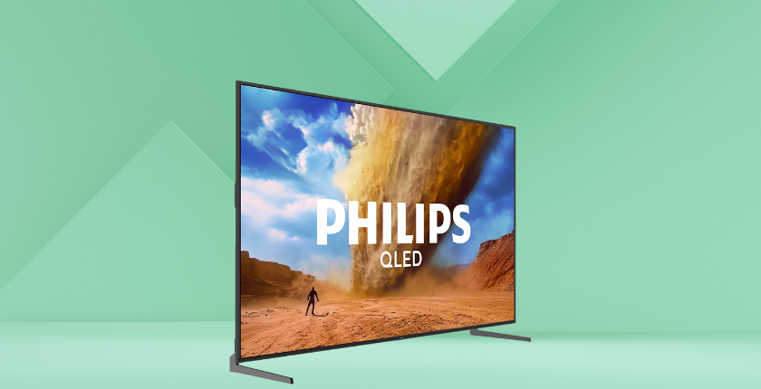 Google TV Philips 98 inch 4K UHD QLED 98PQT8530