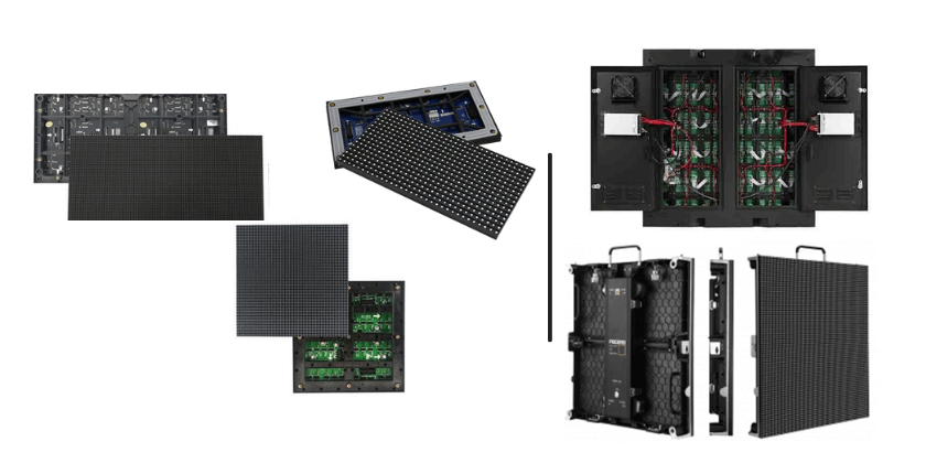 Cấu tạo cơ bản của hệ thống màn hình led1