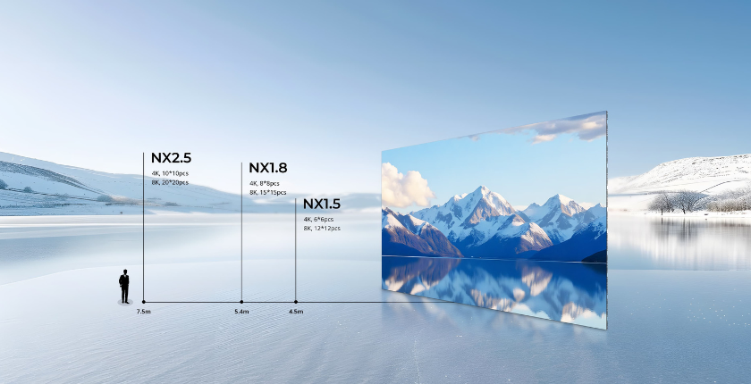 Màn hình Led Absen NX Series được thiết kế theo tỷ lệ vàng 16:9