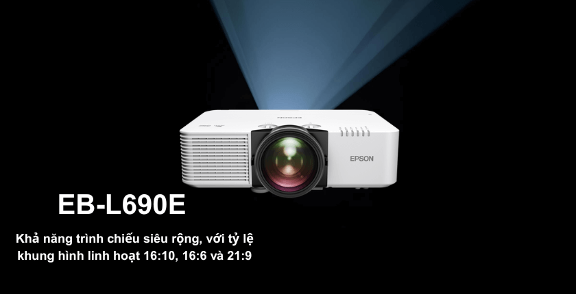 Trình chiếu siêu rộng – tối ưu cho họp trực tuyến và nội dung toàn cảnh