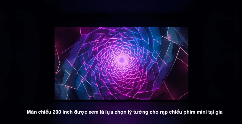 Ưu điểm của màn chiếu 200 inch