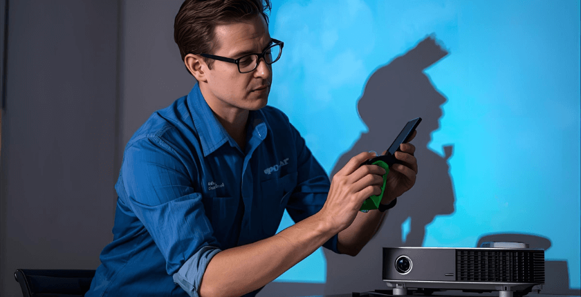 Khi nào nên gọi thợ hoặc mang máy chiếu đến trung tâm bảo hành