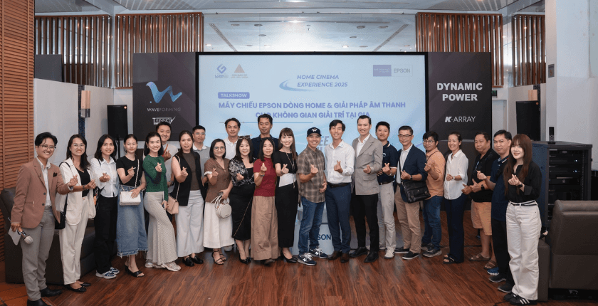Công ty TNHH Thương mại Logico phối hợp cùng Công ty TNHH Cơn Bão Số tổ chức sự kiện công nghệ Home Cinema Experience 2025
