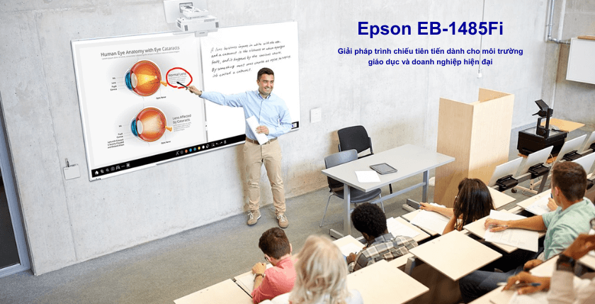 Máy chiếu Laser tương tác Full HD Epson EB-1485Fi