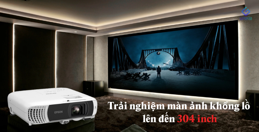 Trải nghiệm màn ảnh khổng lồ lên đến 304 inch