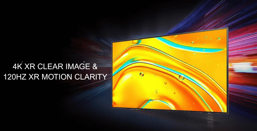 4K XR Clear Image và 120Hz XR Motion Clarity: Sắc nét và mượt mà trong mọi nội dung