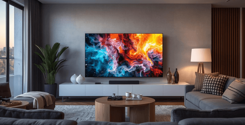 Màn hình QLED Full HD: Hình ảnh sắc nét, màu sắc sống động