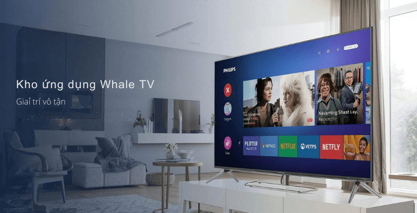 Philips 43PQT6600 mở ra thế giới giải trí phong phú ngay trong tầm tay.