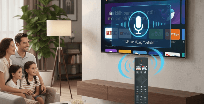 Điều khiển giọng nói: Trải nghiệm TV thông minh đúng nghĩa
