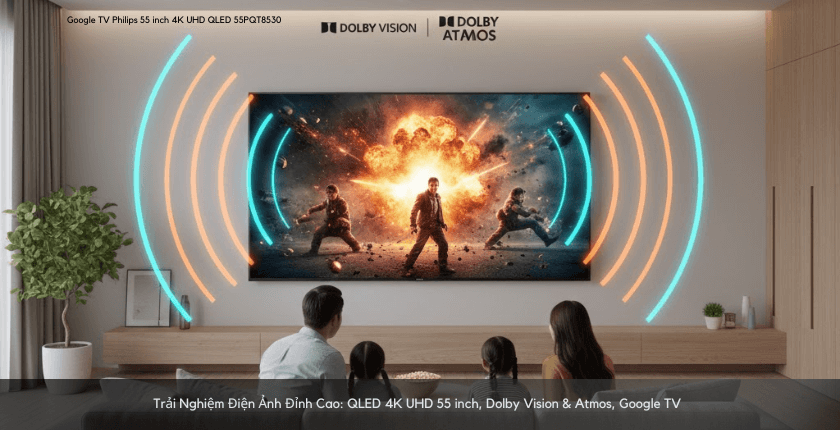 Google TV Philips 55PQT8530