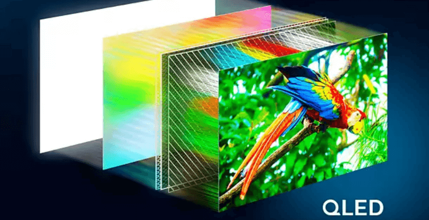 Google TV Philips 55 inch 4K UHD QLED 55PQT8530 sử dụng công nghệ QLED 4K UHD