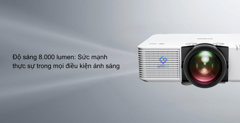 Độ sáng 8.000 lumen: Sức mạnh thực sự trong mọi điều kiện ánh sáng