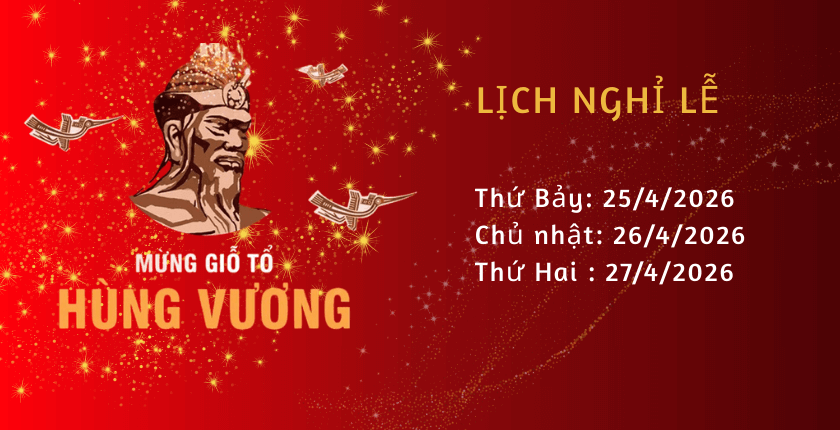 Lịch nghỉ lễ Giỗ Tổ Hùng Vương năm 2026: Nghỉ 3 ngày liên tục