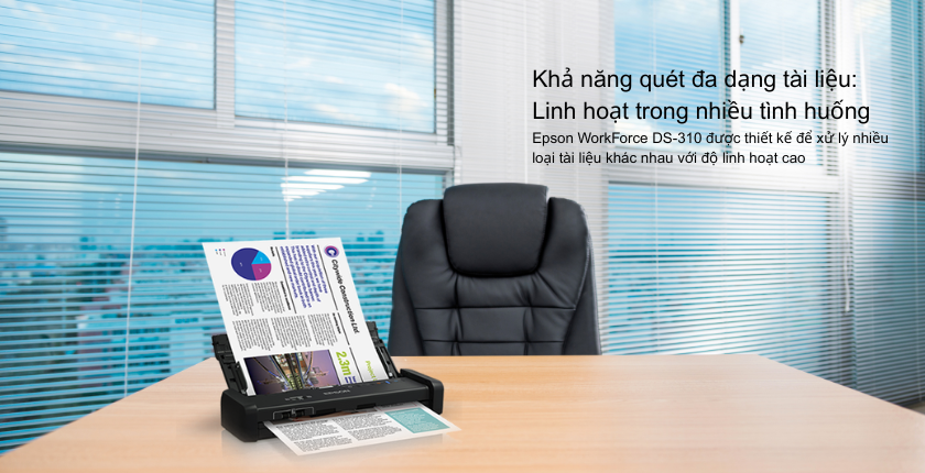 Khả năng quét đa dạng tài liệu: Linh hoạt trong nhiều tình huống