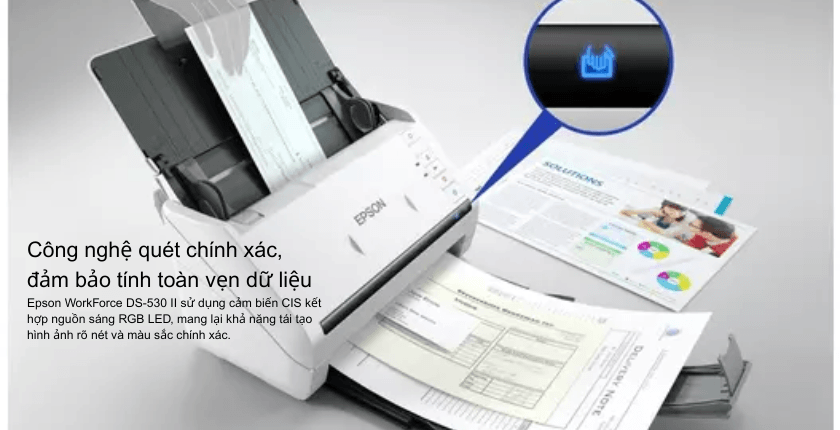 Công nghệ quét chính xác, đảm bảo tính toàn vẹn dữ liệu