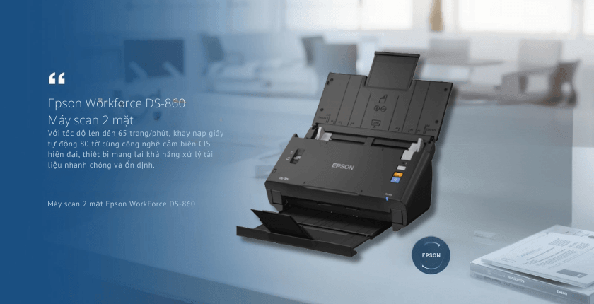 Máy scan 2 mặt Epson WorkForce DS-860