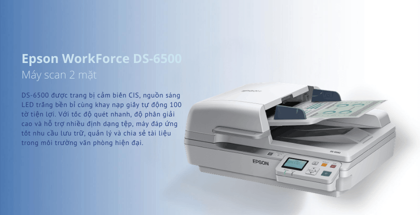 Máy scan 2 mặt Epson WorkForce DS-6500