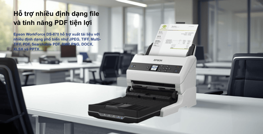 Hỗ trợ nhiều định dạng file và tính năng PDF tiện lợi