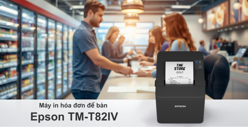 Máy in hóa đơn để bàn Epson TM-T82IV