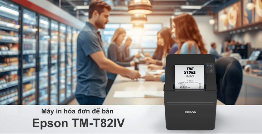 Máy in hóa đơn bán hàng Epson TM-T82IV tương thích với nhiều nền tảng và hệ điều hành như Windows, Linux, Mac cùng các chuẩn OPOS, JavaPOS và CUPS