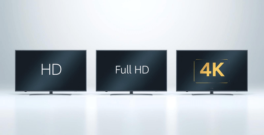 Bảng so sánh HD – Full HD – 4K