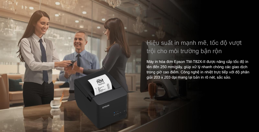 Hiệu suất in mạnh mẽ, tốc độ vượt trội cho môi trường bận rộn
