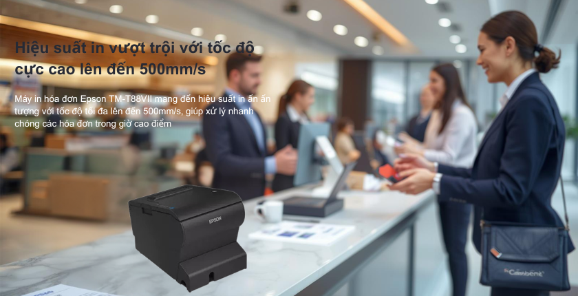Hiệu suất in vượt trội với tốc độ cực cao lên đến 500mm/s