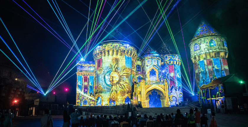 Dịch vụ thuê máy chiếu Mapping